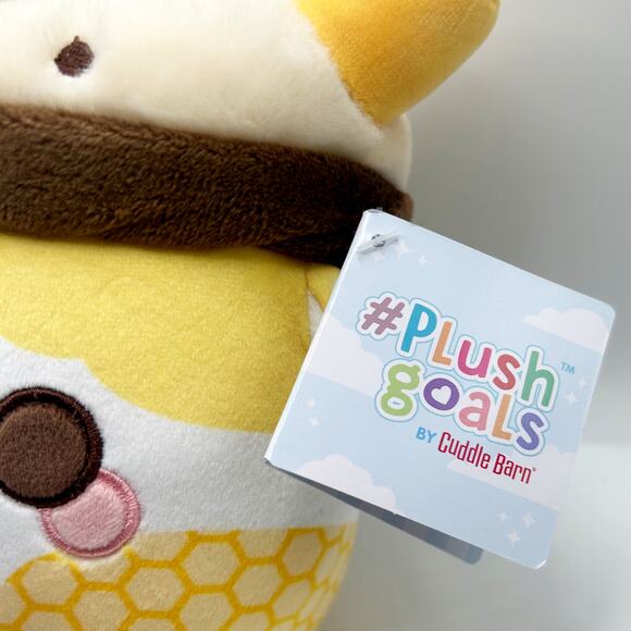 Cuddle Barn PlushGoals Lil Mooshake Honeycomb Series Kawaii Cute Sweet Plush 7” - Picture 2 of 5